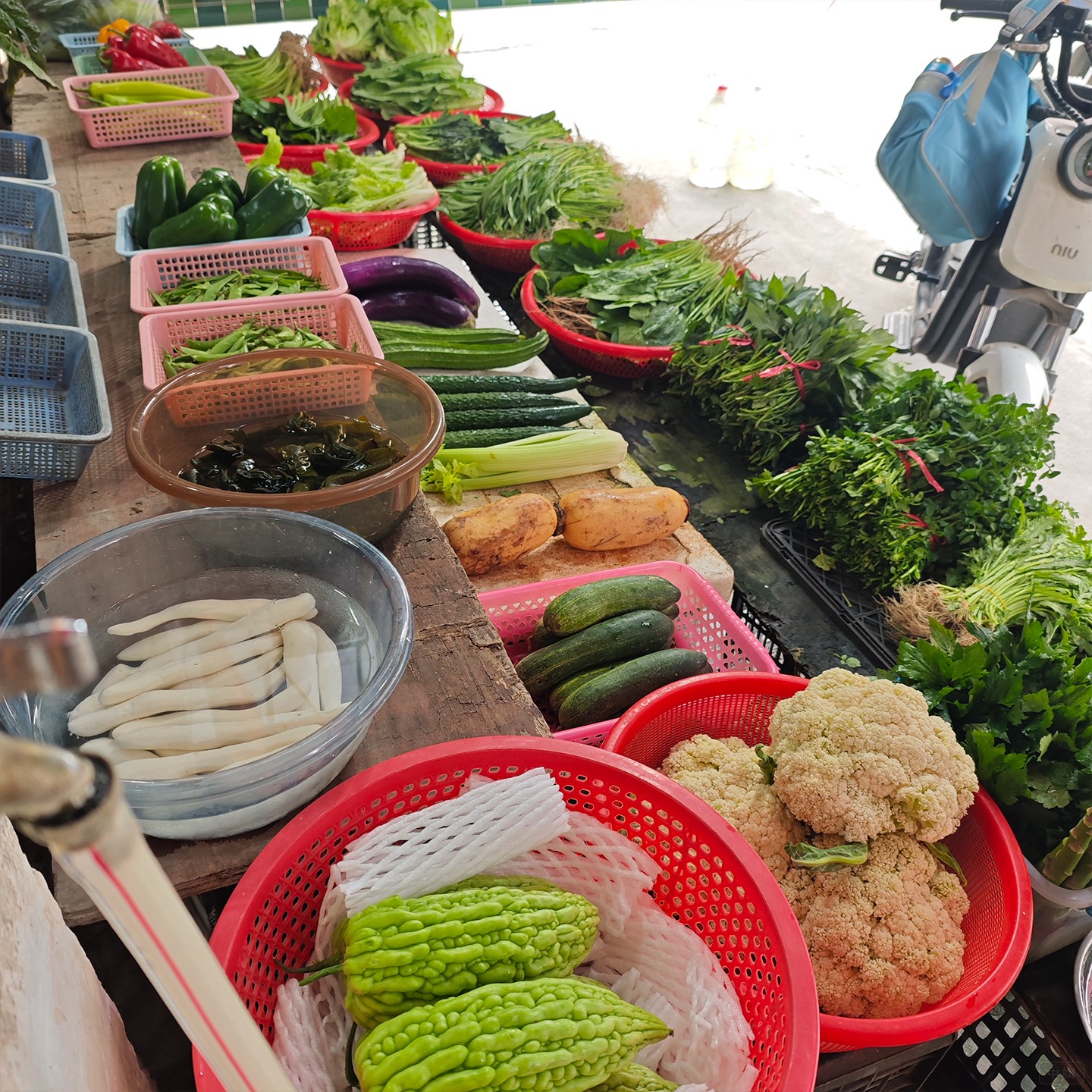 菜市場里邊的青菜