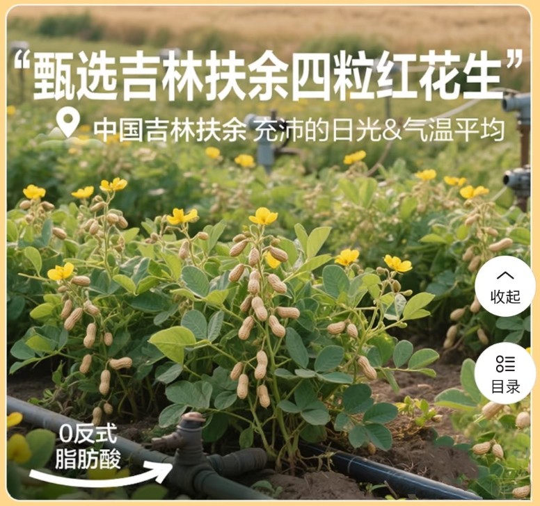 良品鋪子宣傳圖樹上花生