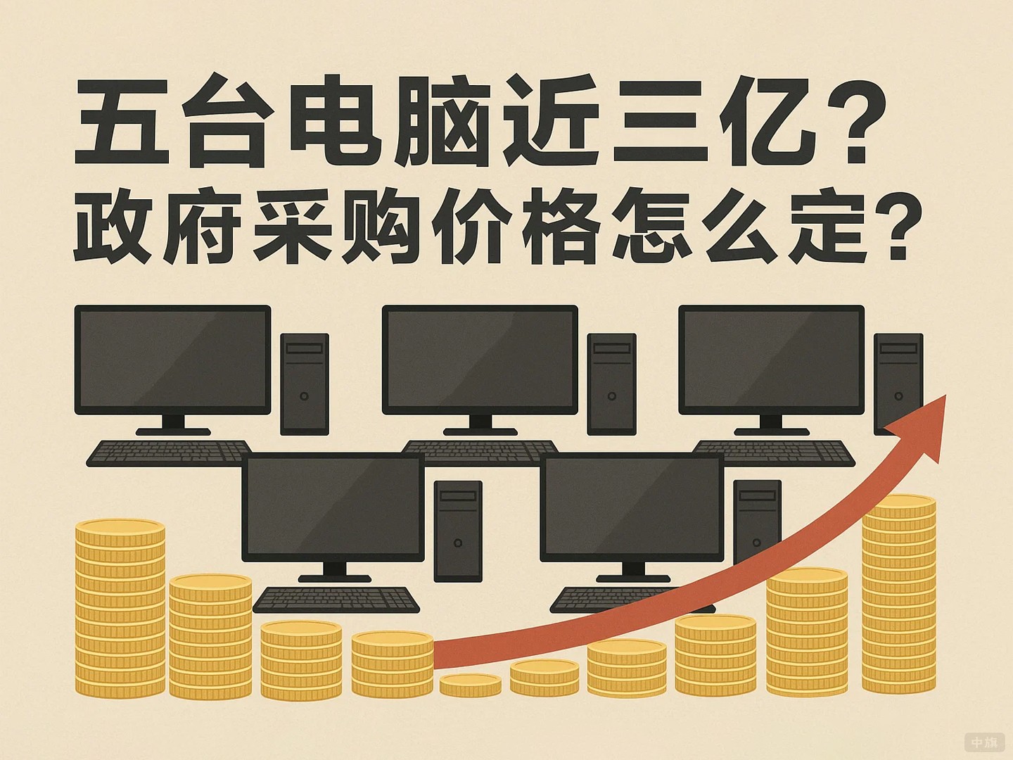 五臺(tái)電腦近三億，政府采購(gòu)價(jià)格怎么定的？