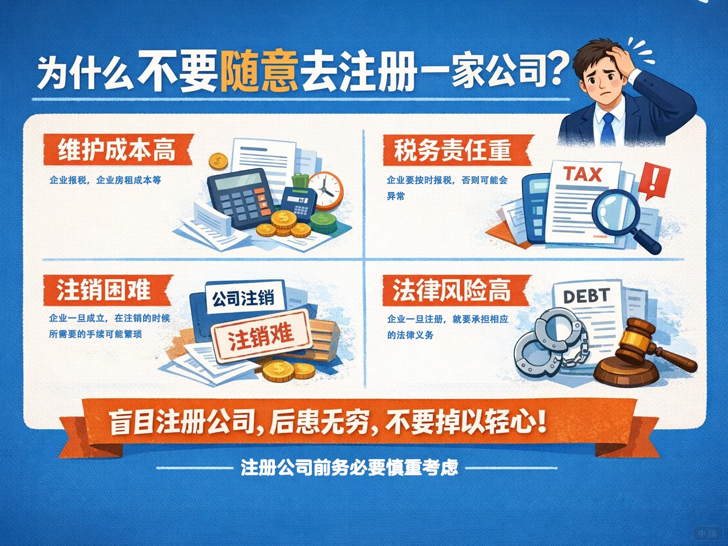 為什么不要隨意去注冊一家公司？