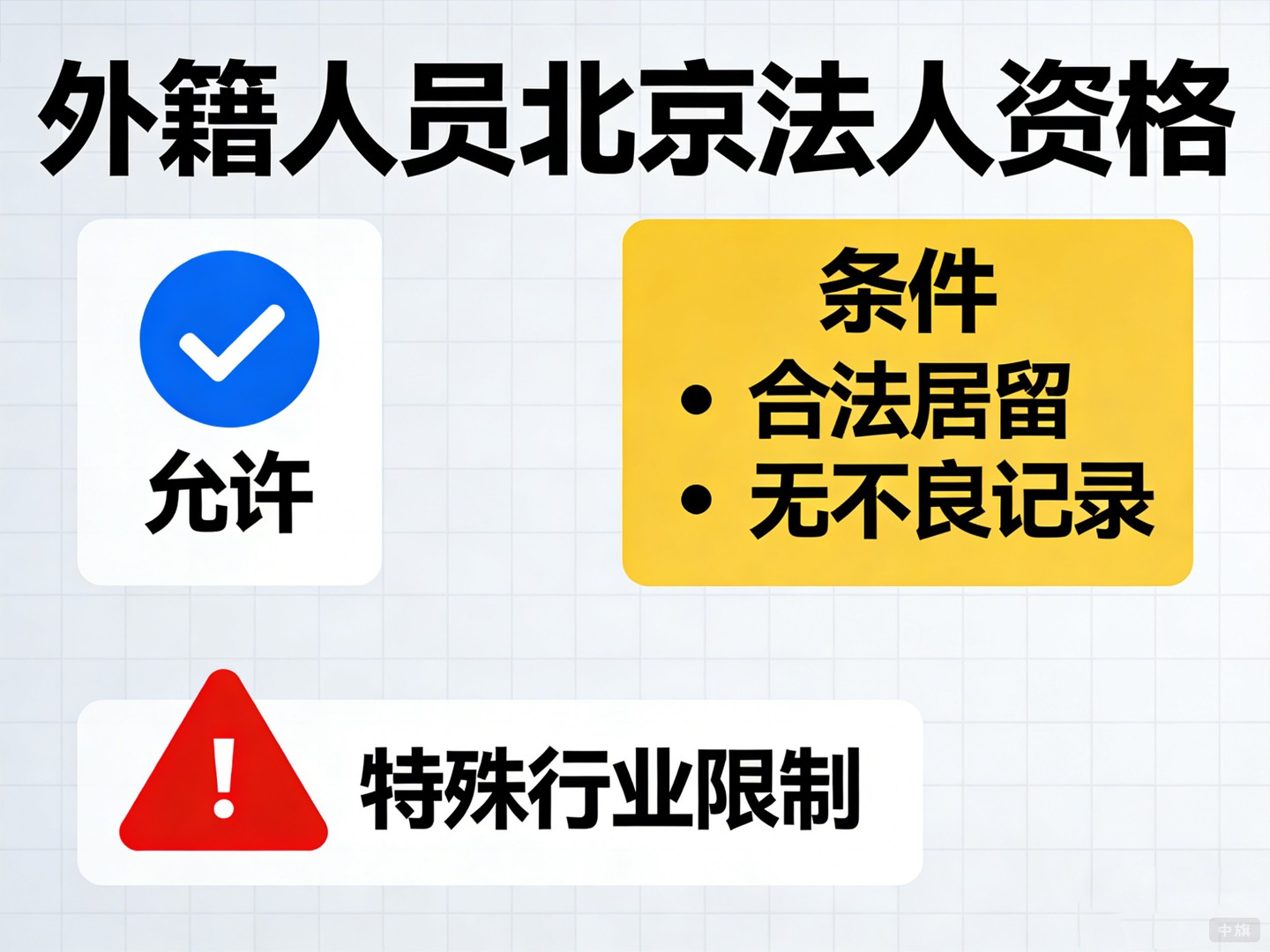 外籍人士在北京當(dāng)法人有哪些條件？