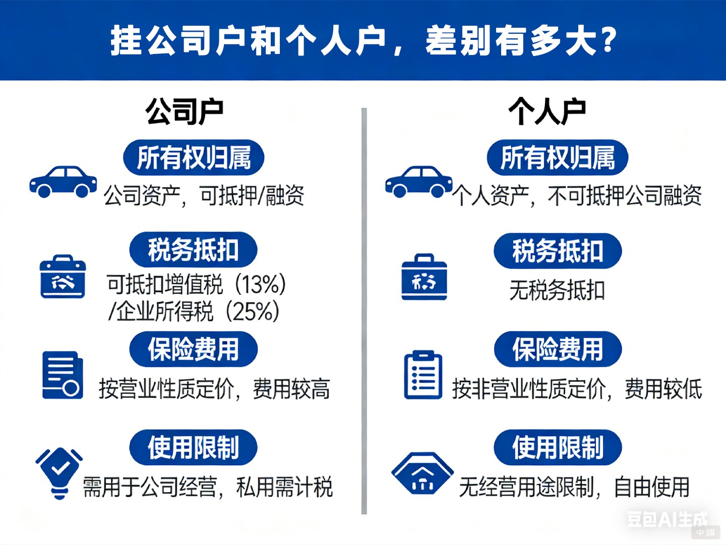 掛公司戶和個(gè)人戶，差別有多大？
