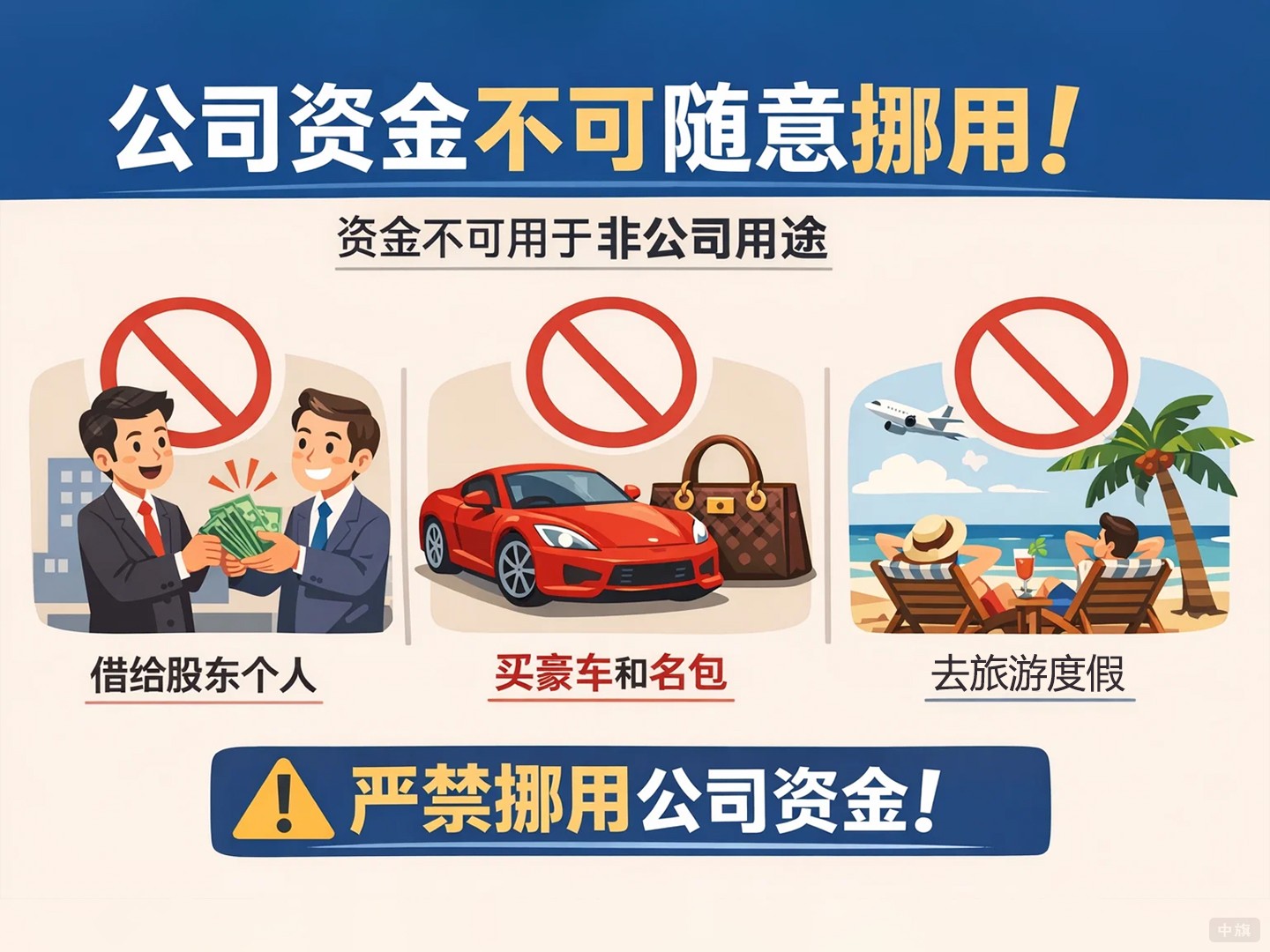 公司資金不可隨意挪用