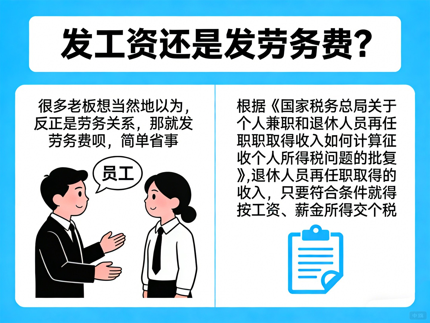 發(fā)工資還是發(fā)勞務(wù)費(fèi)？